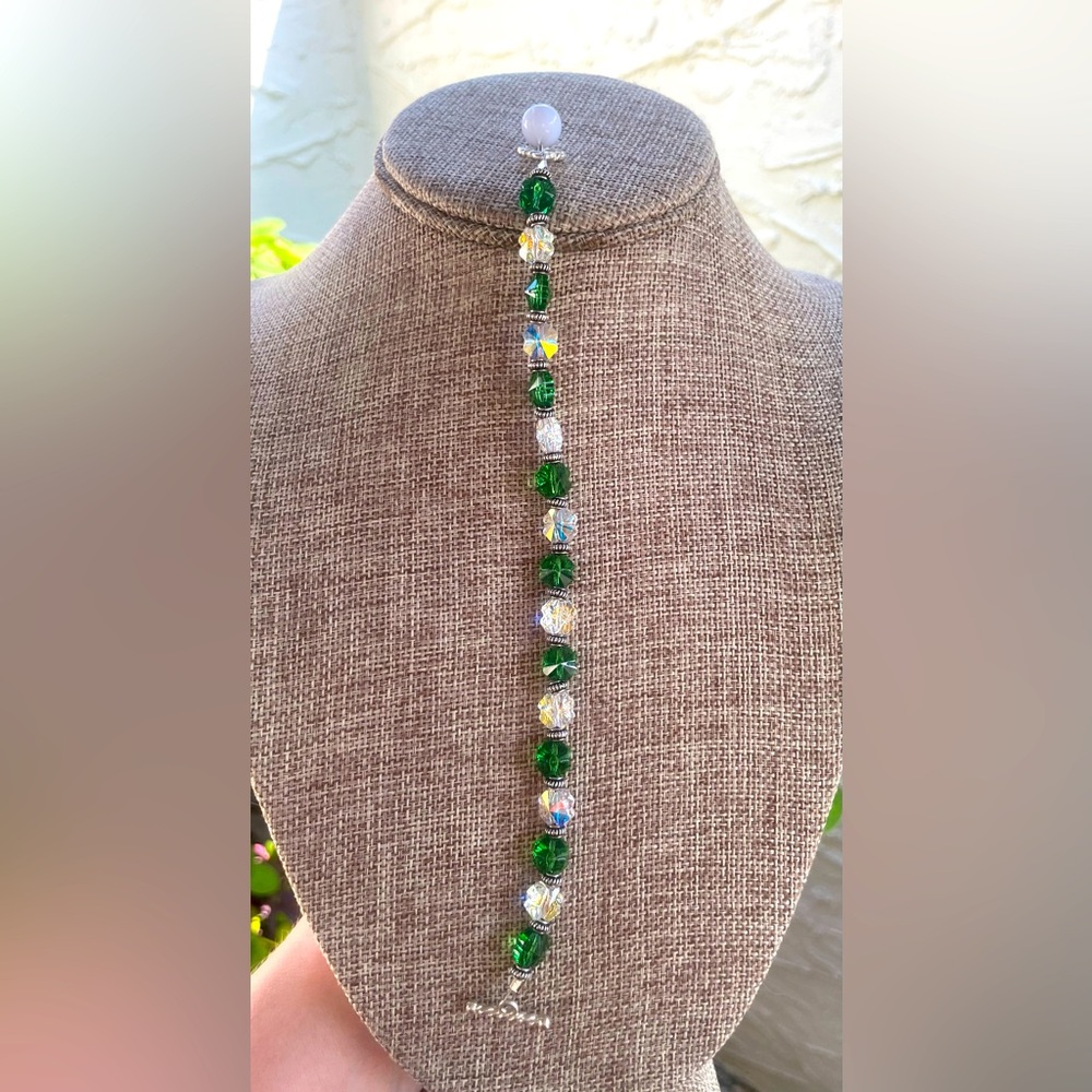 *SOLD*Swarovski Four Leaf Clover Charm Bracelet(Different platform)
